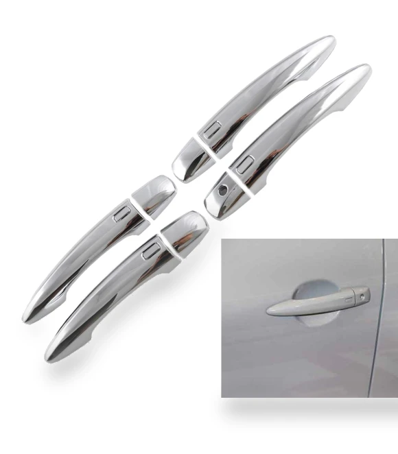 Chrome Car Exterior Side Smart Door Handle Trim — Chrome Trim & Accessories, Modern Home Furnishing