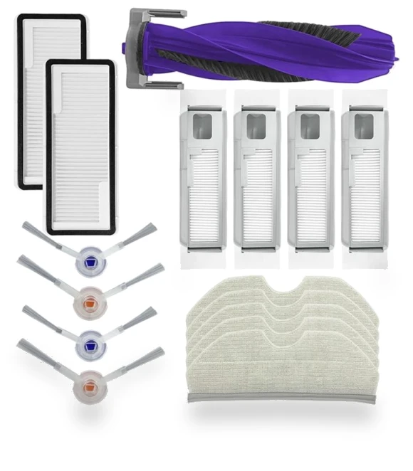 Main Side Brush, HEPA Filter, Mop Cloth, Dust Bags Spare Parts — Parts & Accessories, Modern Home Furnishing