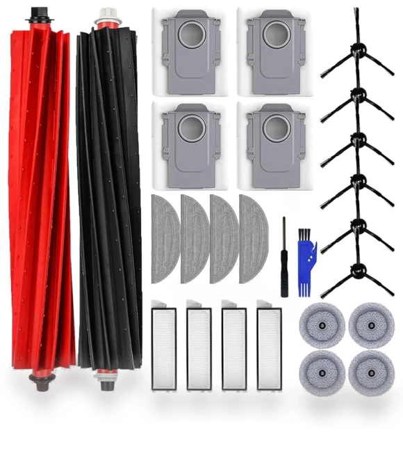 Main Side Brush, Hepa Filter, Mop Pads, Dust Bags Spare Parts — Parts & Accessories, Modern Home Furnishing
