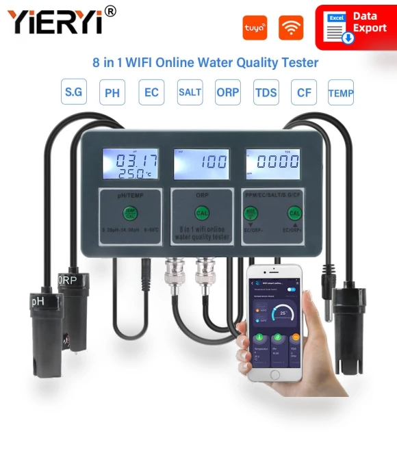 Smart Water Quality Monitor Meter — Home Climate Control, yieryi