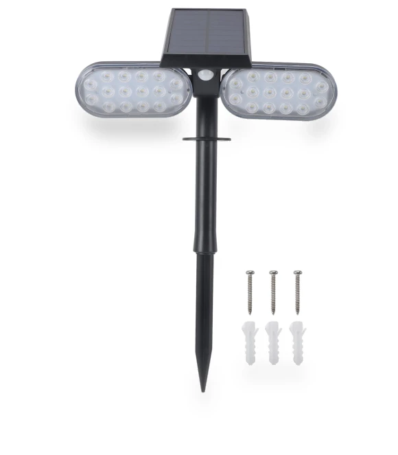 Solar Motion Sensor Wall Light — Outdoor Security & Flood Lighting, KONNWEI