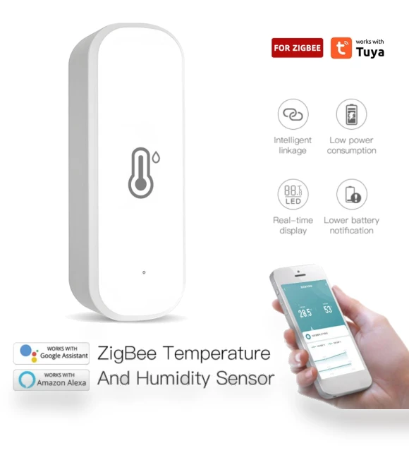 Temperature and Humidity Sensor — Home Climate Control, Tuya