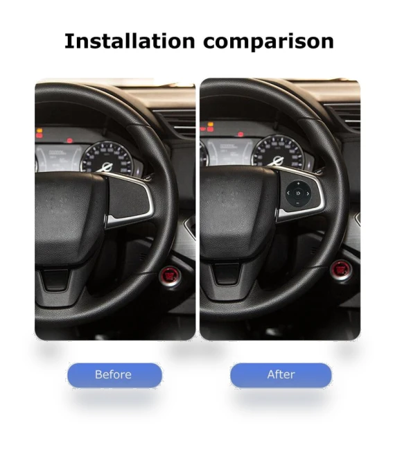 Wireless Steering Wheel Control Smart Multimedia Button — Keyless Entry, Rustic Elegance House