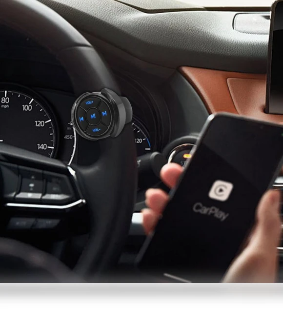 Wireless Steering Wheel Multimedia Remote Control — Remote Controls, Timeless Home