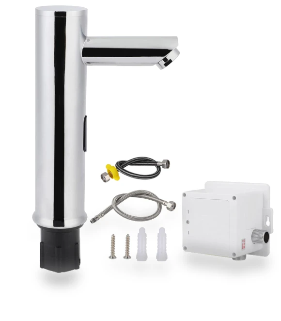 Single Cold Non-Contact Automatic Sensor Faucet for Bathroom — Hands-Free Faucets, Vestidos