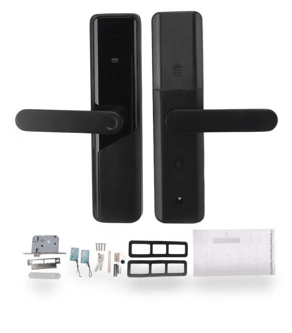 Smart Door Lock with Fingerprint Protection — Biometric Security, Vestidos