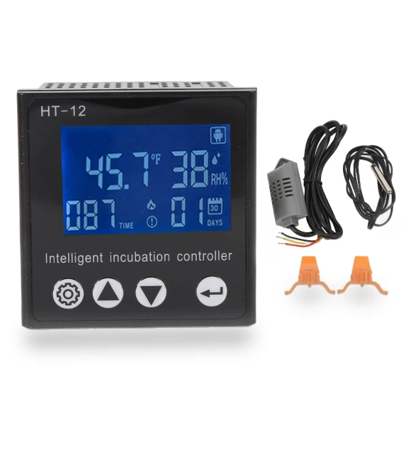 Temperature and Humidity Controller with LCD Digital Display — Home Climate Control, KONNWEI