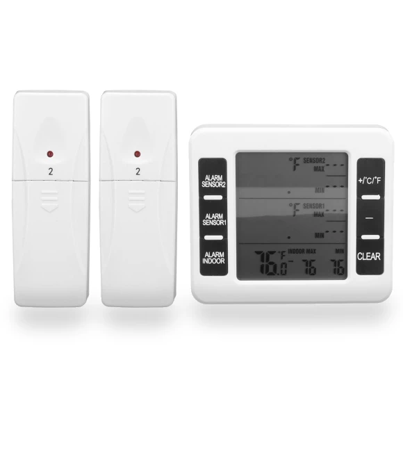 Wireless Refrigerator Thermometer with Audible Alarm — Refrigerator, Vestidos