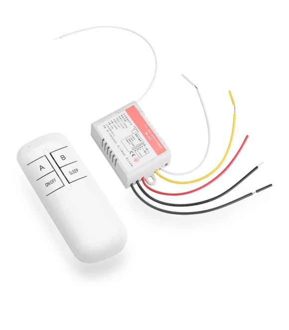 220V Lamp Controller Receiver Transmitter Wireless Remote Control Switch System 2 Channel — Remote Triggers, DIYelecs