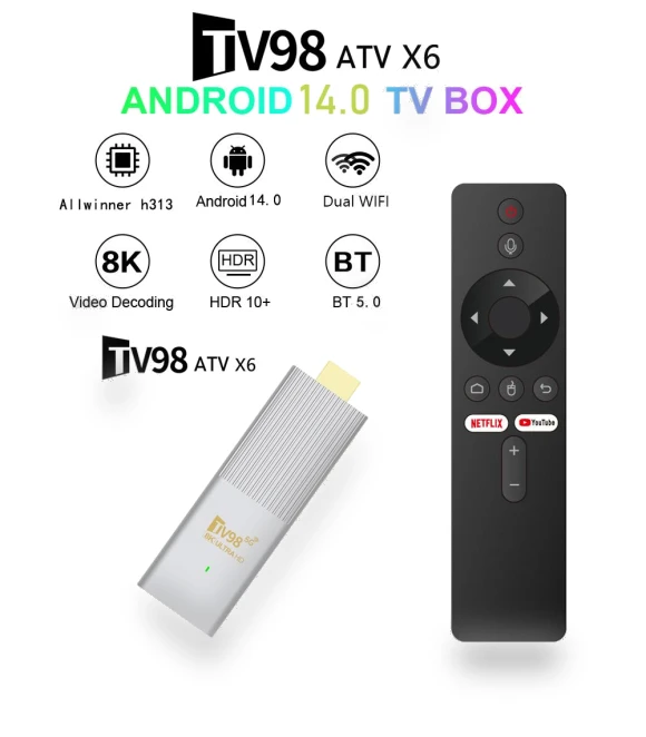 8K WiFi Smart TV Stick — Streaming Devices, Meiteai-All