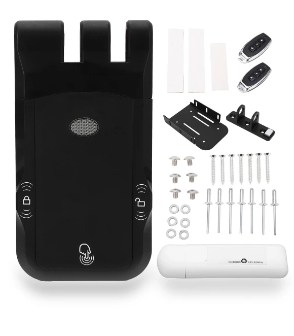Electronic Lock Dual System Dual Motor Remote Control Keyless Lock — Smart Home Security, GoolRC