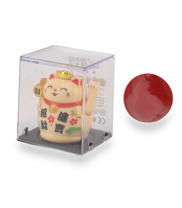 Lucky Cat Solar Panel Figurine — Figurine Lamps, TOMTOP JMS