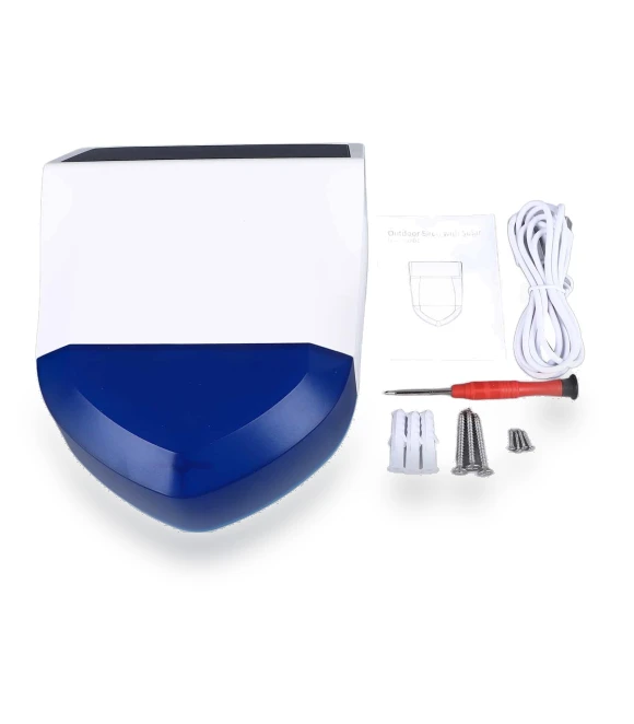 Solar Powered Outdoor Siren Alarm — Safety Alarms & Signals, GoolRC