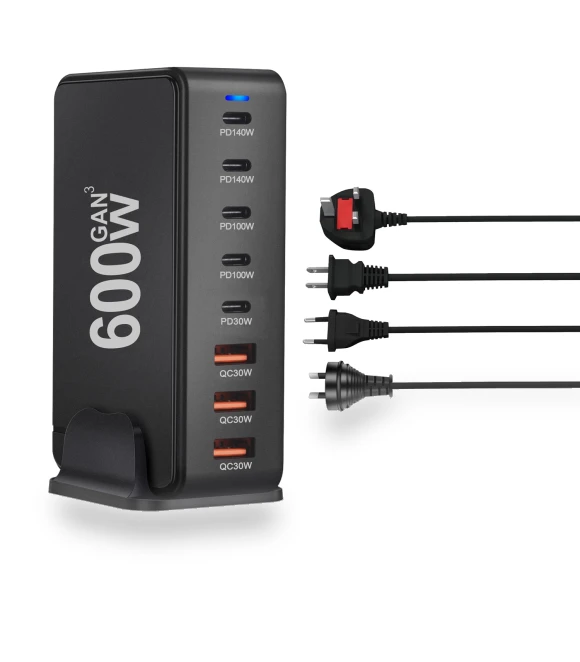 8-Port Charger Station — Chargers, JadeBamboo