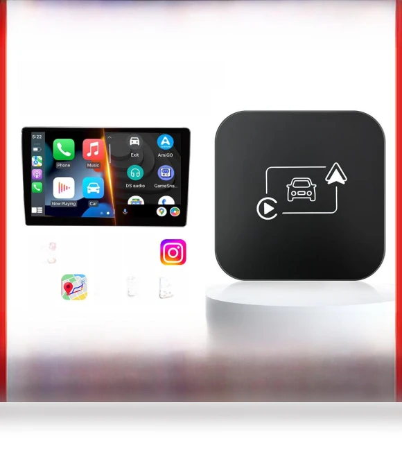 Dual-Channel Wired and Wireless CarPlay and Android Auto AI Box — Stereo Receivers, Got Now