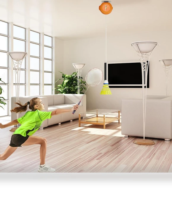 Portable Badminton Training Robot — Training Tools, Encounter the kitchen