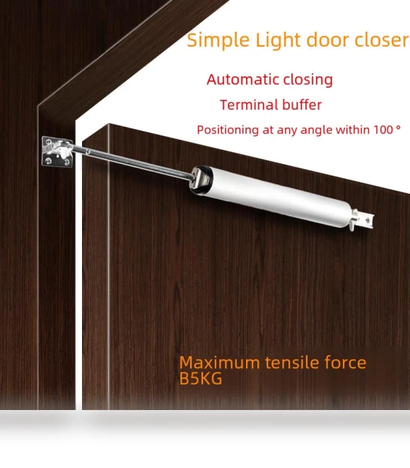 Silent Pneumatic Automatic Door Closer — Door Closers, TopSky