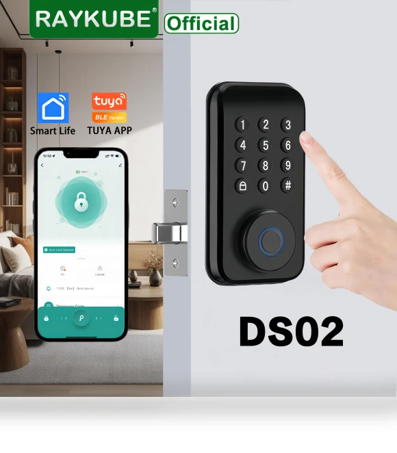 Smart Lock with Fingerprint — Smart Home Security, RAYKUBE
