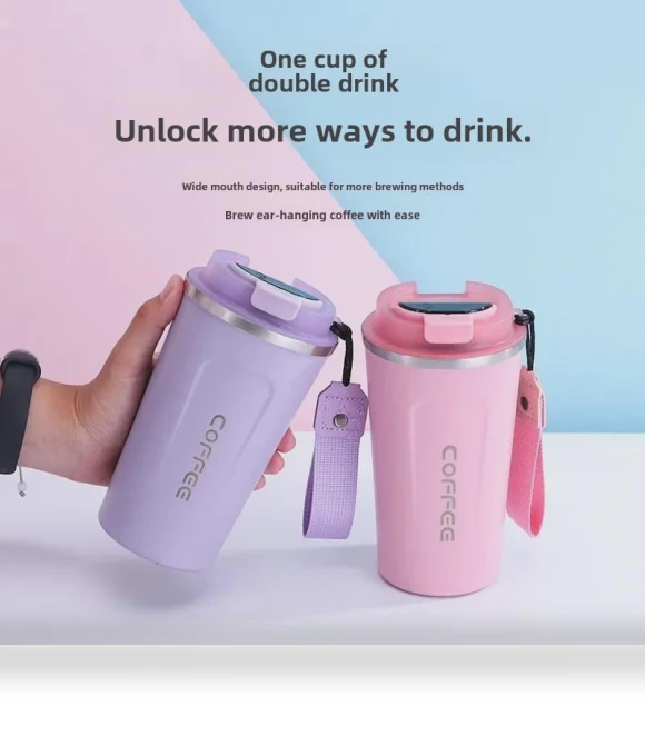 Smart Temperature Stainless Steel Travel Mug — Beverage Warmers, Polaris star