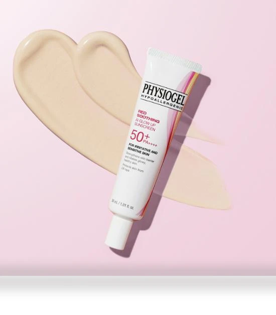 Soothing AI Glow-Up Sunscreen — Face Sun Protection, Physiogel