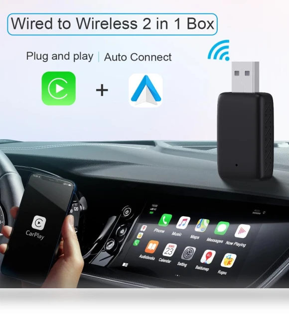 Wireless CarPlay Adapter — Stereo Receivers, Polaris star