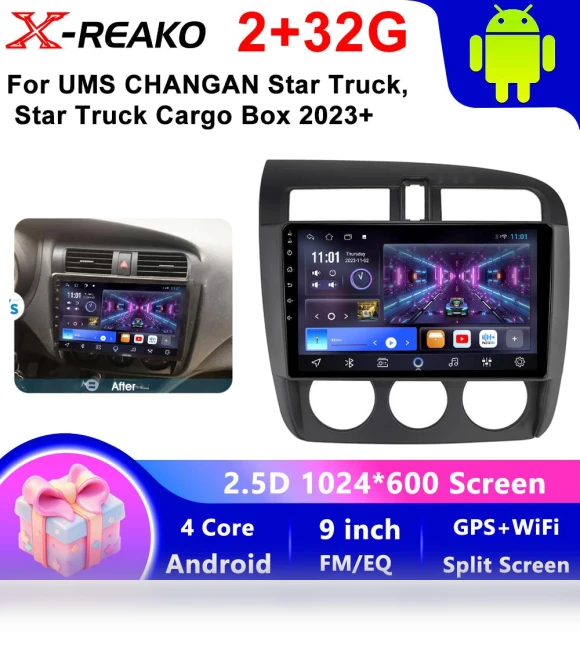 Wireless Carplay Android Auto Multimedia Player — Stereo Receivers, X-REAKO Global Car Radio