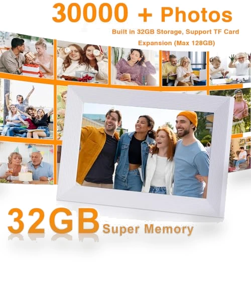 10.1 Inch Smart WiFi Digital Photo Frame — Digital Frames, QCREA