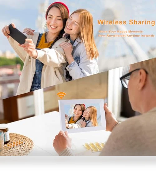 10.1 Inch Smart WiFi Digital Photo Frame — Digital Frames, QCREA