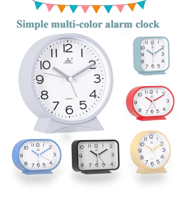 6-Color Desktop Alarm Clock — Alarms & Clocks, Daily necessities-V