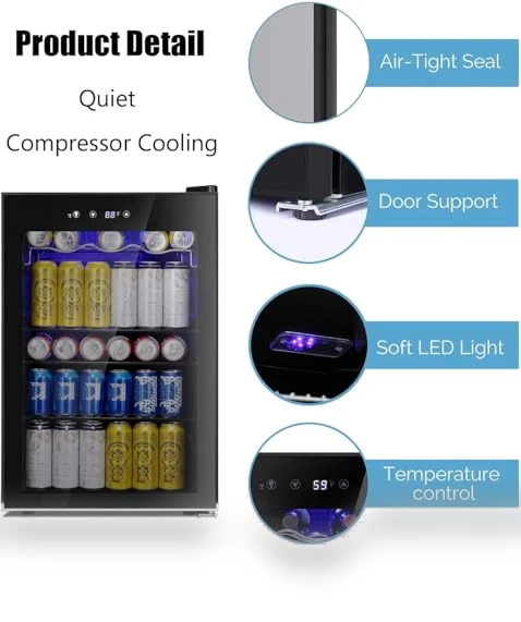 Beverage Cooler Mini Fridge — Drink Coolers, Antarctic Star