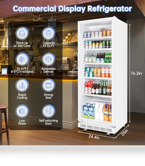 Commercial Beverage Refrigerator — Drink Coolers, Velieta