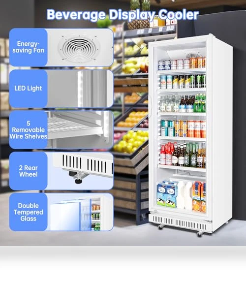 Commercial Beverage Refrigerator — Drink Coolers, Velieta