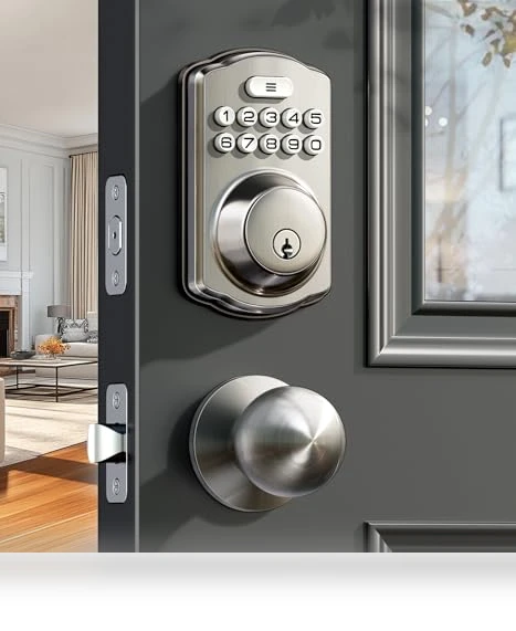 Keyless Entry Door Lock with 2 Knobs — Keyless Entry, Veise