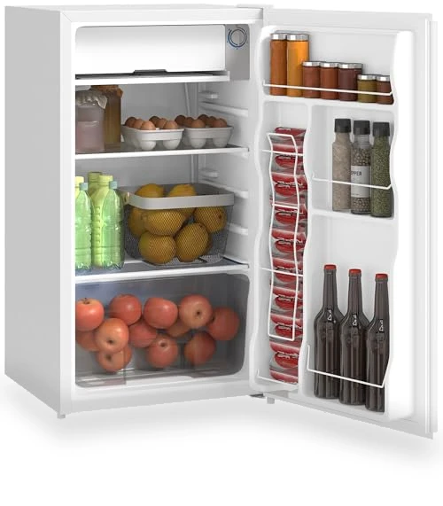 Mini Fridge with Freezer — Mini Fridges, HOMCOM