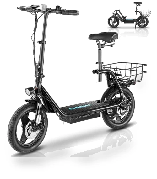 Peak 1200W Electric Scooter with Seat — Push Scooters, Caroma