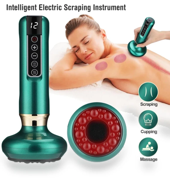Rechargeable Electric Gua Sha Massager — Blackhead & Blemish Removers, WishLucky