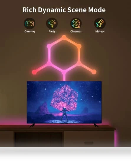 RGB LED Wall Light Smart Constellation Light — Night Lights, MCWOFI