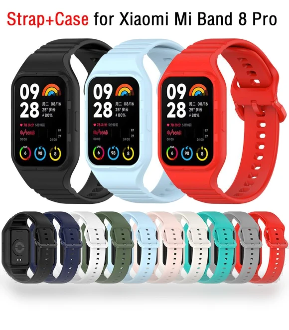 Silicone Case + Strap — Fitness Bands, Xiaomi