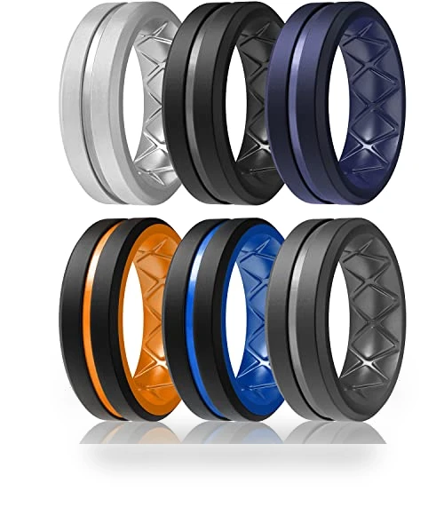 Silicone Ring Multipack — Men's Rings, Egnaro