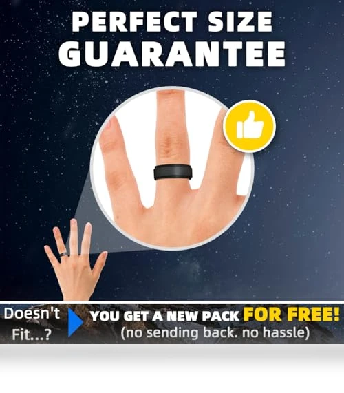 Silicone Ring Multipack — Men's Rings, Egnaro
