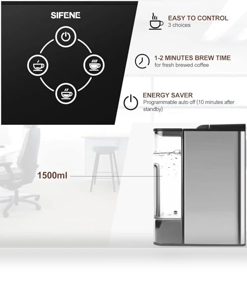 Single Serve Coffee Machine — Coffee & Espresso Combos, SIFENE