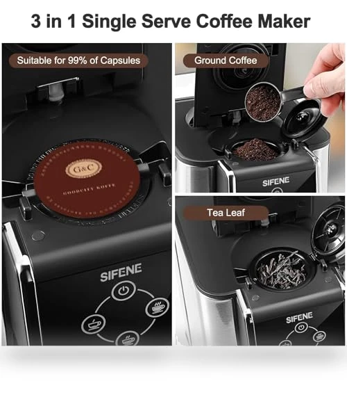 Single Serve Coffee Machine — Coffee & Espresso Combos, SIFENE