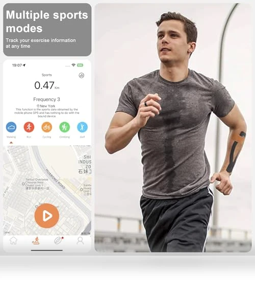 Sleep & Fitness Tracking Smart Ring — Smart Rings, AMZAIZO