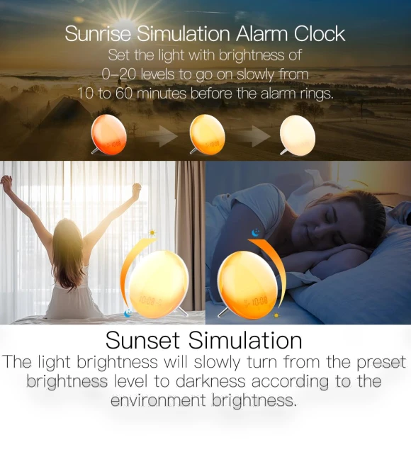 Smart Alarm Clock with Wi-Fi — Alarms & Clocks, Daily necessities-V