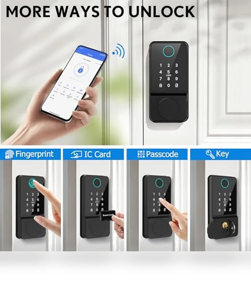 Smart Door Lock Keyless Entry — Biometric Security, Mutak