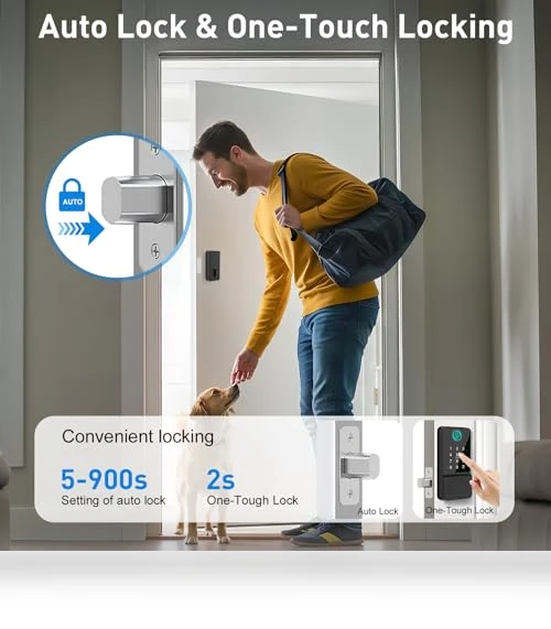 Smart Door Lock Keyless Entry — Biometric Security, Mutak
