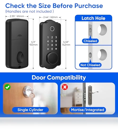 Smart Door Lock — Padlocks & Hasps, MYPIN