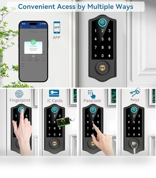 Smart Fingerprint Door Lock — Biometric Security, HARFO
