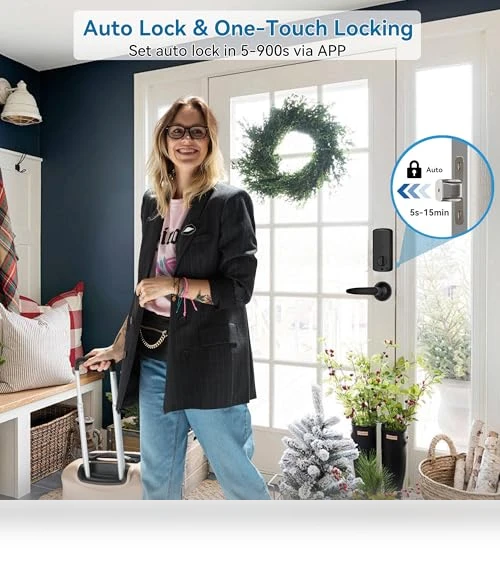 Smart Fingerprint Door Lock — Biometric Security, HARFO