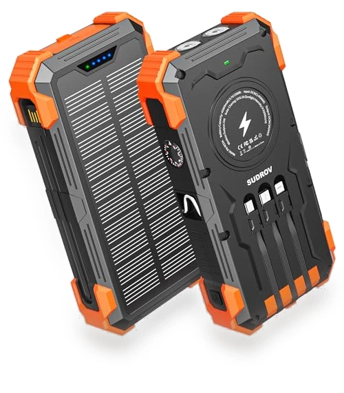 Solar Charger Power Bank — Chargers